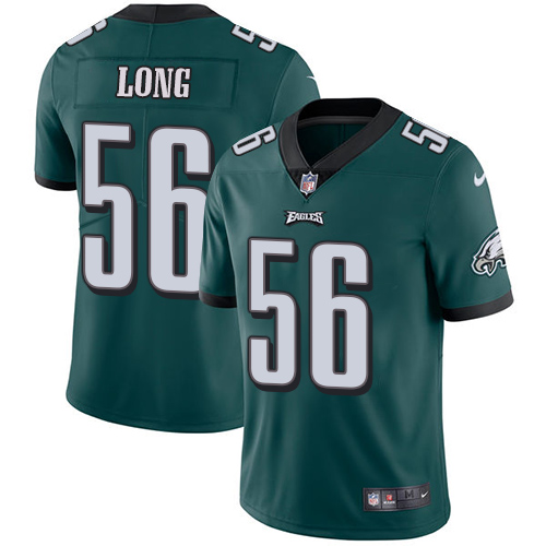 Nike Eagles #56 Chris Long Midnight Green Team Color Men's Stitched NFL Vapor Untouchable Limited Jersey - Click Image to Close